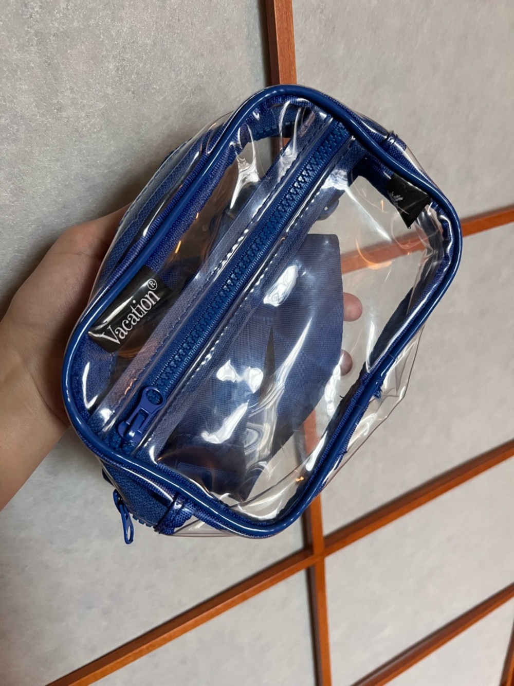 Free Vacation Clear Fanny Pack